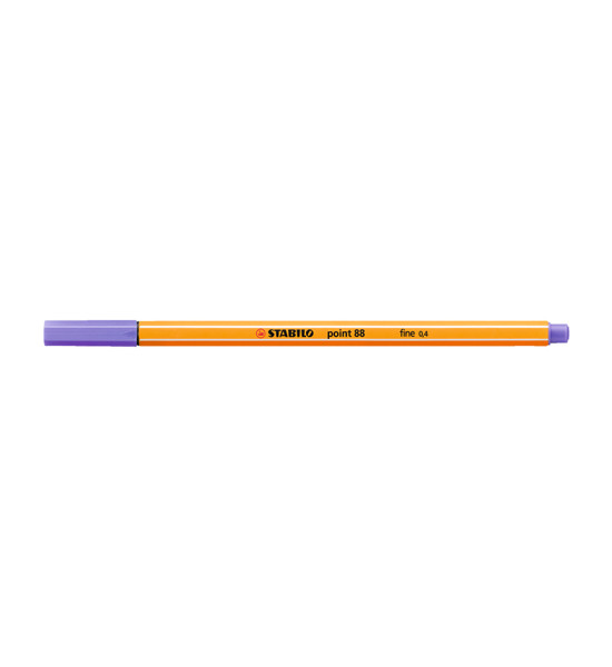 Micropunta/Felpa, Point 88, Punta Fina  0.4 mm, Lila Claro, Unidad
